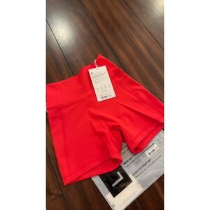 LSKD Fusion X Short Tight Scarlet Red Women's Small, NWT, NEW, 4 inch